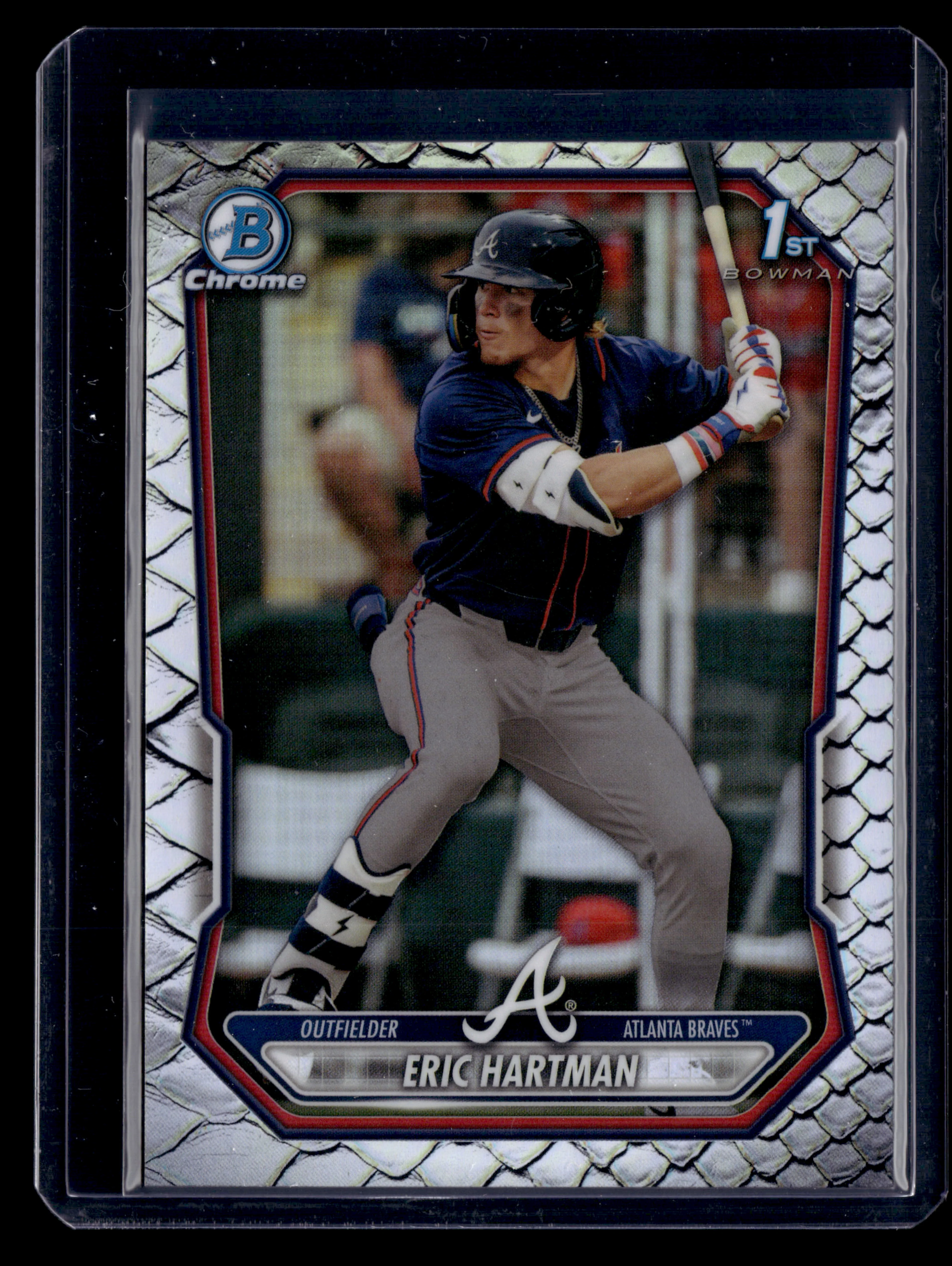 2026 Bowman #BCP-102 Eric Hartman Chrome Prospects Reptilian Refractor