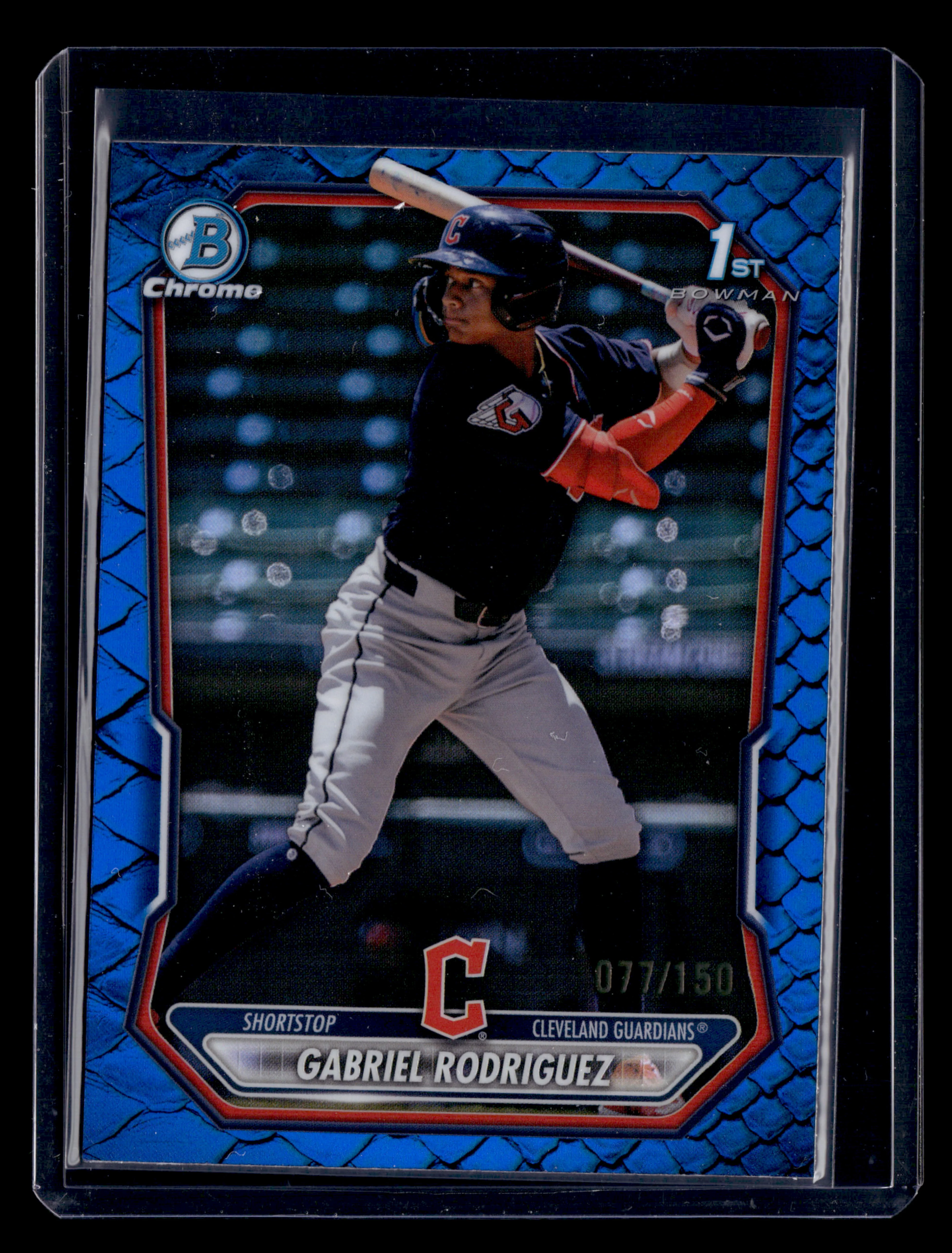 2026 Bowman #BCP-118 Gabriel Rodriguez Chrome Prospects Reptilian Blue #/150