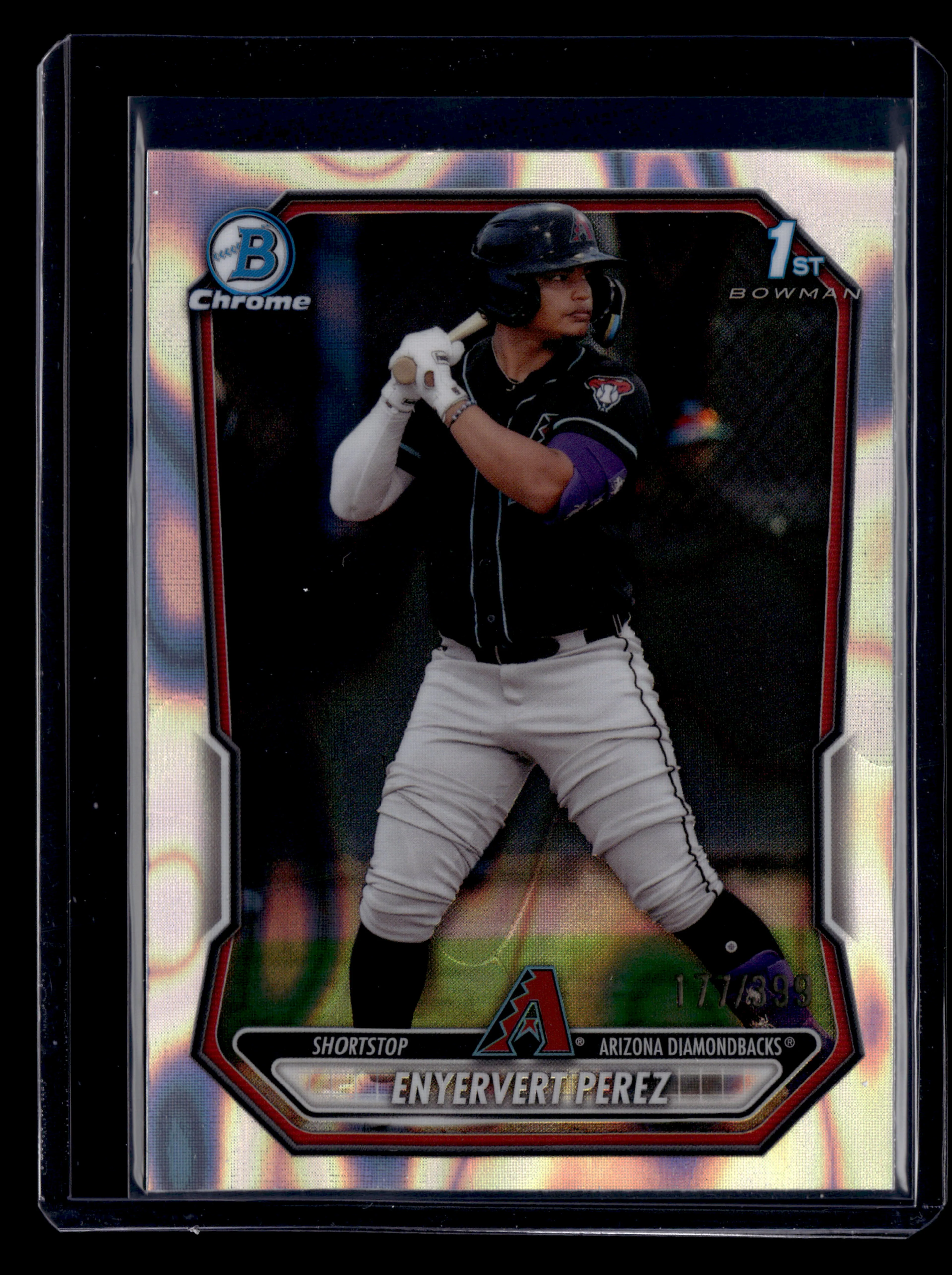 2026 Bowman #BCP-71 Enyervert Perez Chrome Prospects Lava Refractor #/399