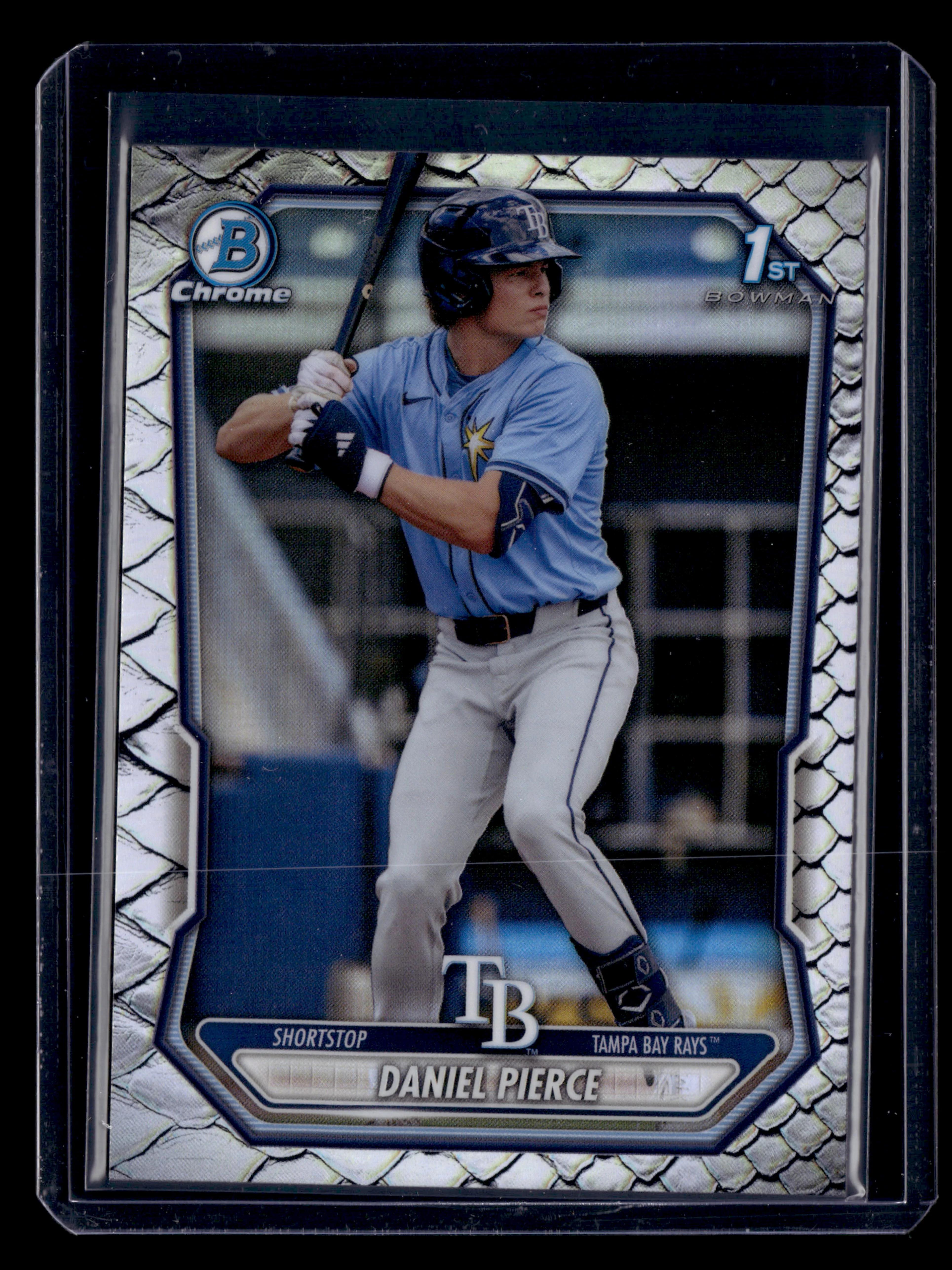 2026 Bowman #BCP-77 Daniel Pierce Chrome Prospects Reptilian Refractor