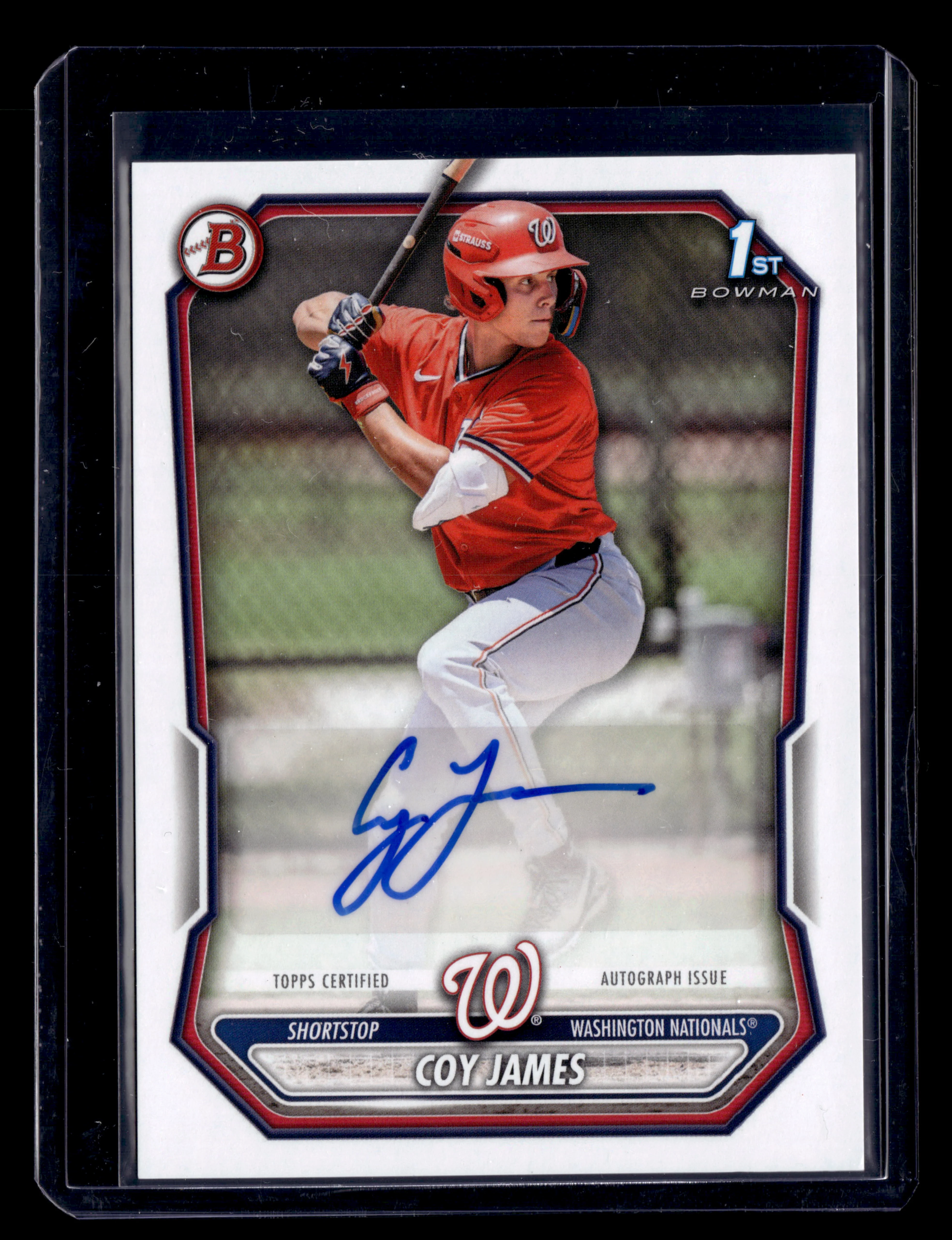 2026 Bowman #BPA-CJ Coy James Prospect Autographs
