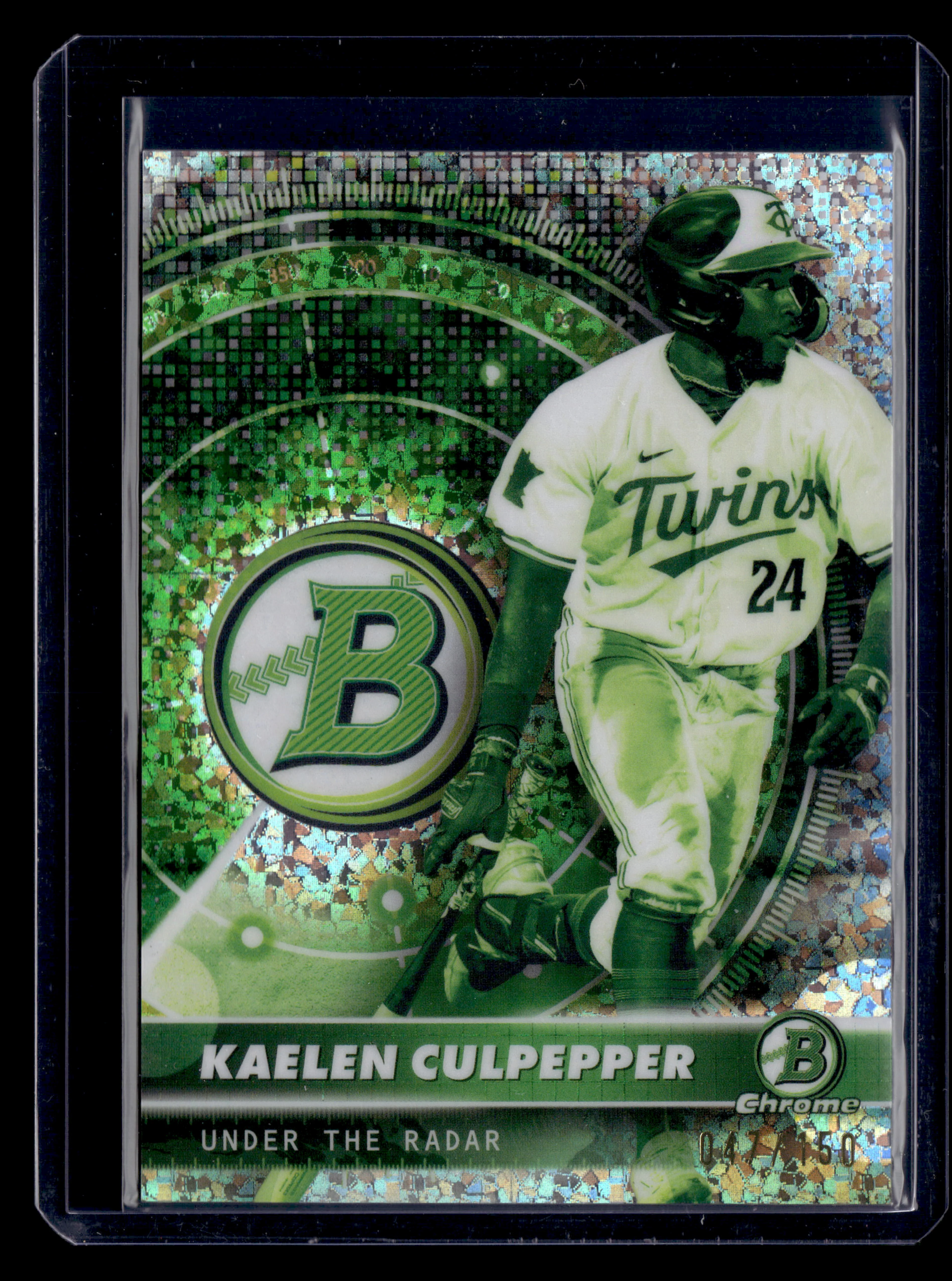 2026 Bowman #UR-20 Kaelen Culpepper Under the Radar Mini-Diamond #/150