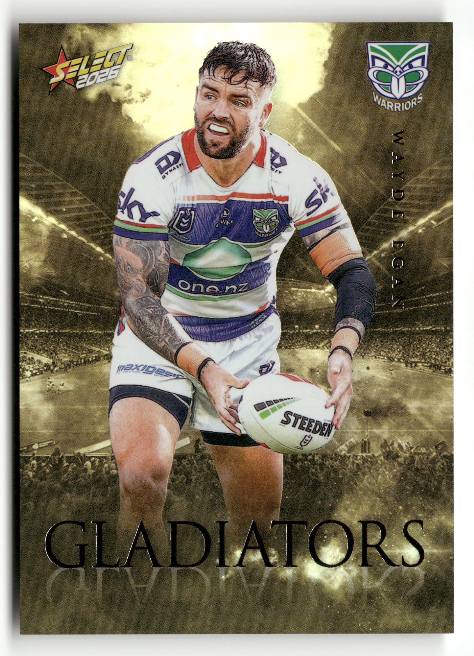 2026 SELECT NRL LEAGUE HEROES Gladiators Gold Wayde Egan 102/140