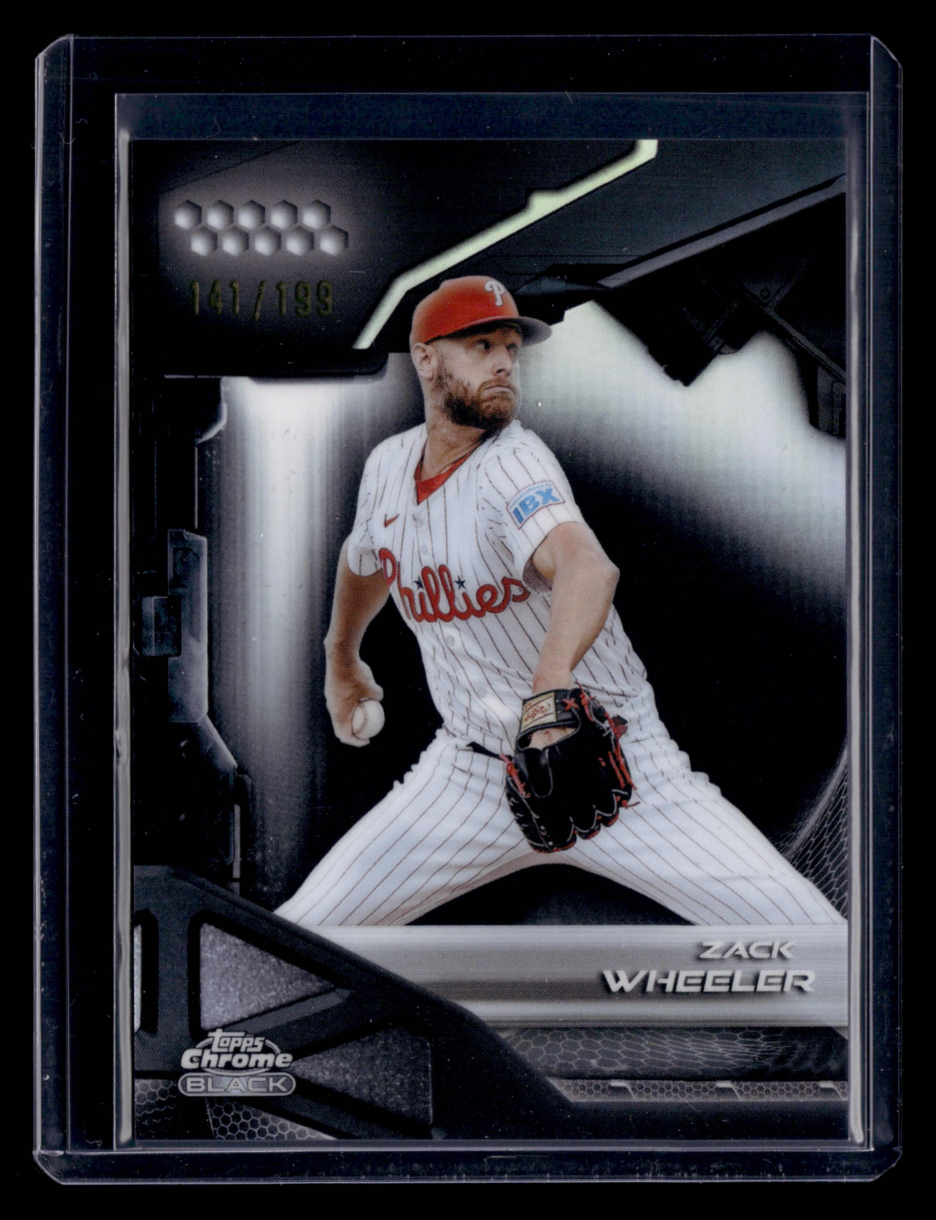 2026 Topps Chrome Black #104 Zack Wheeler Refractor #/199