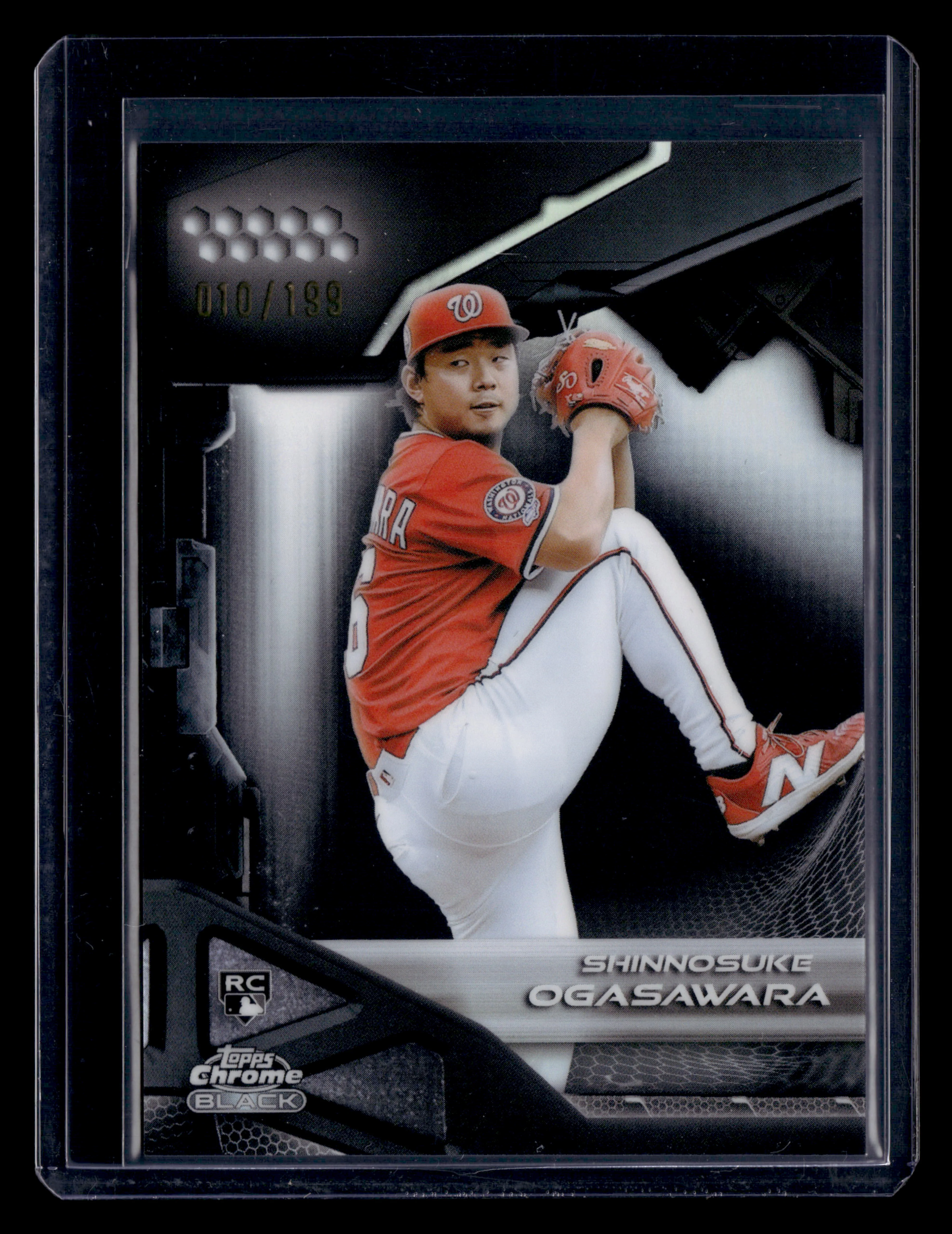 2026 Topps Chrome Black #143 Shinnosuke Ogasawara Refractor #/199 Rookie