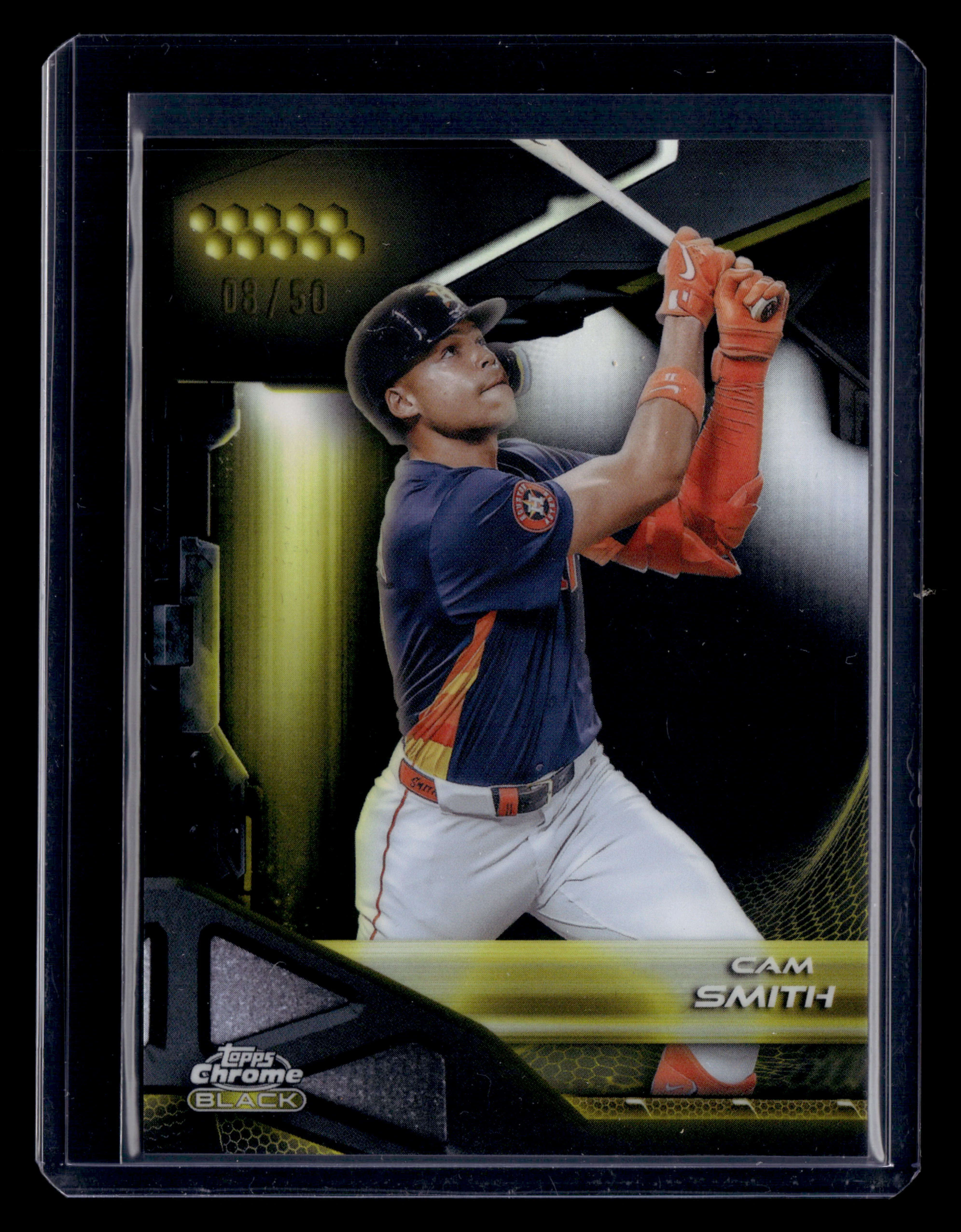 2026 Topps Chrome Black #194 Cam Smith Gold Refractor #/50