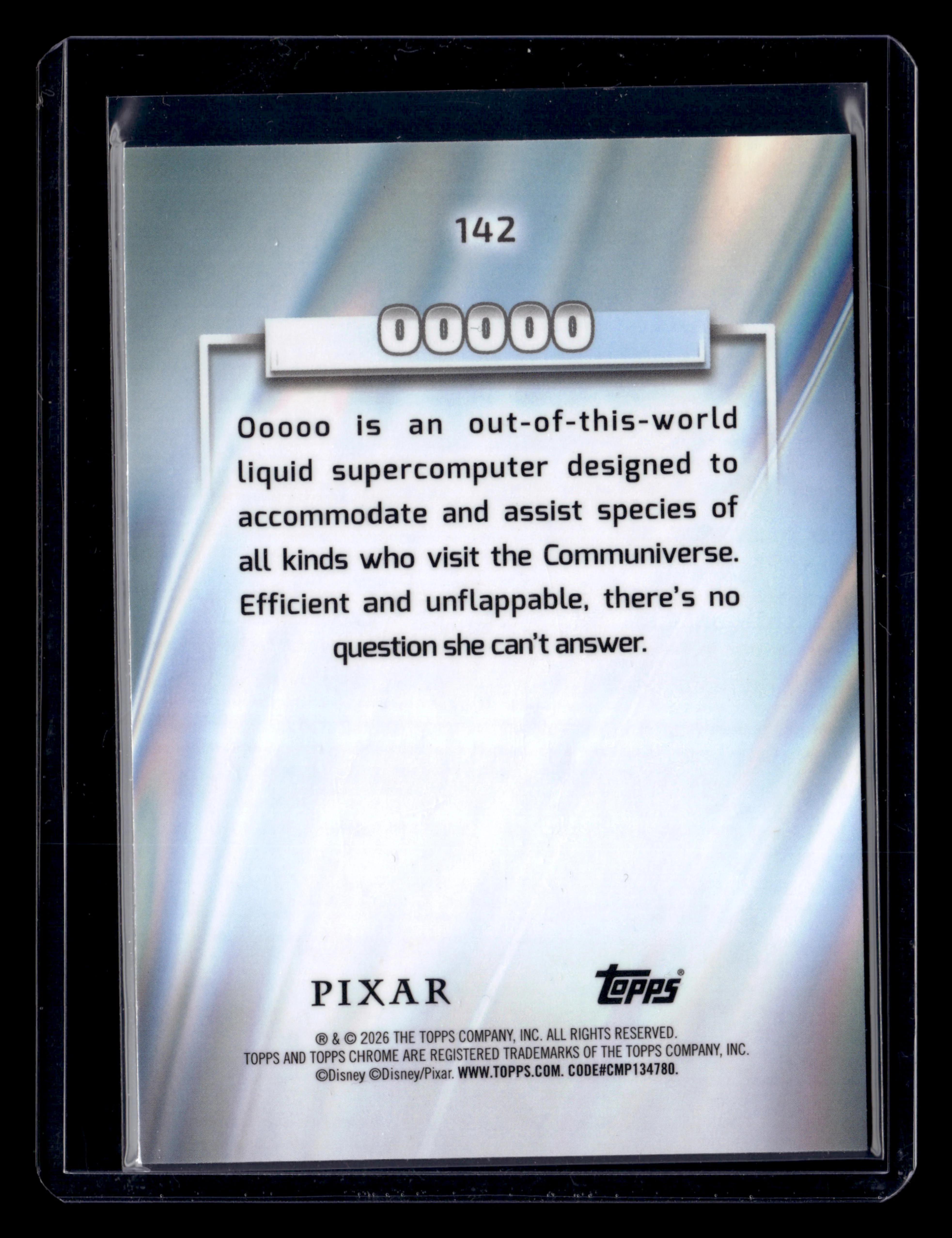 2026 Topps Chrome Disney 142 Ooooo Dalamation Refractor /101 - Image 2