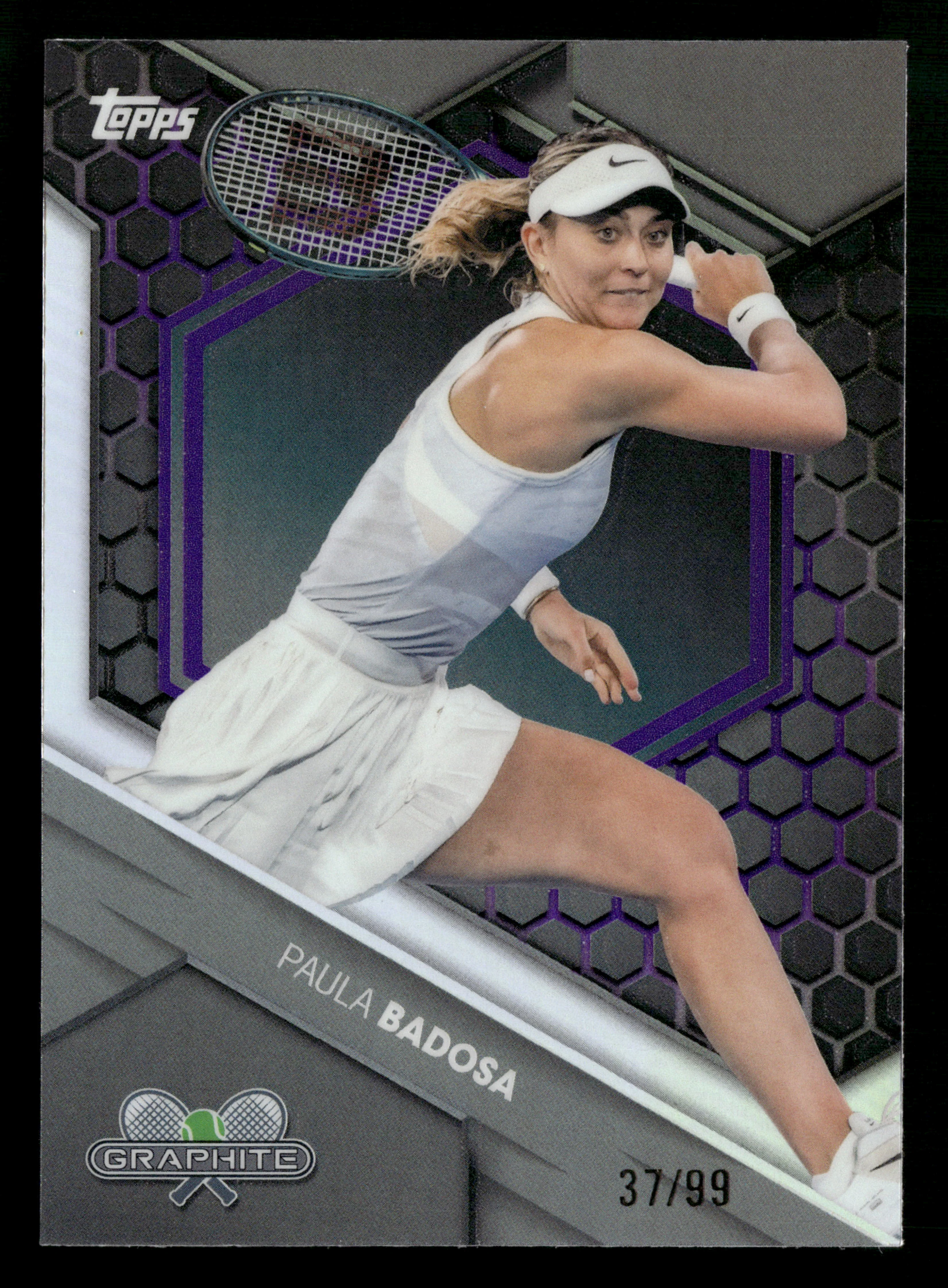 2026 Topps Graphite #157 Paula Badosa Purple Refractor #/99