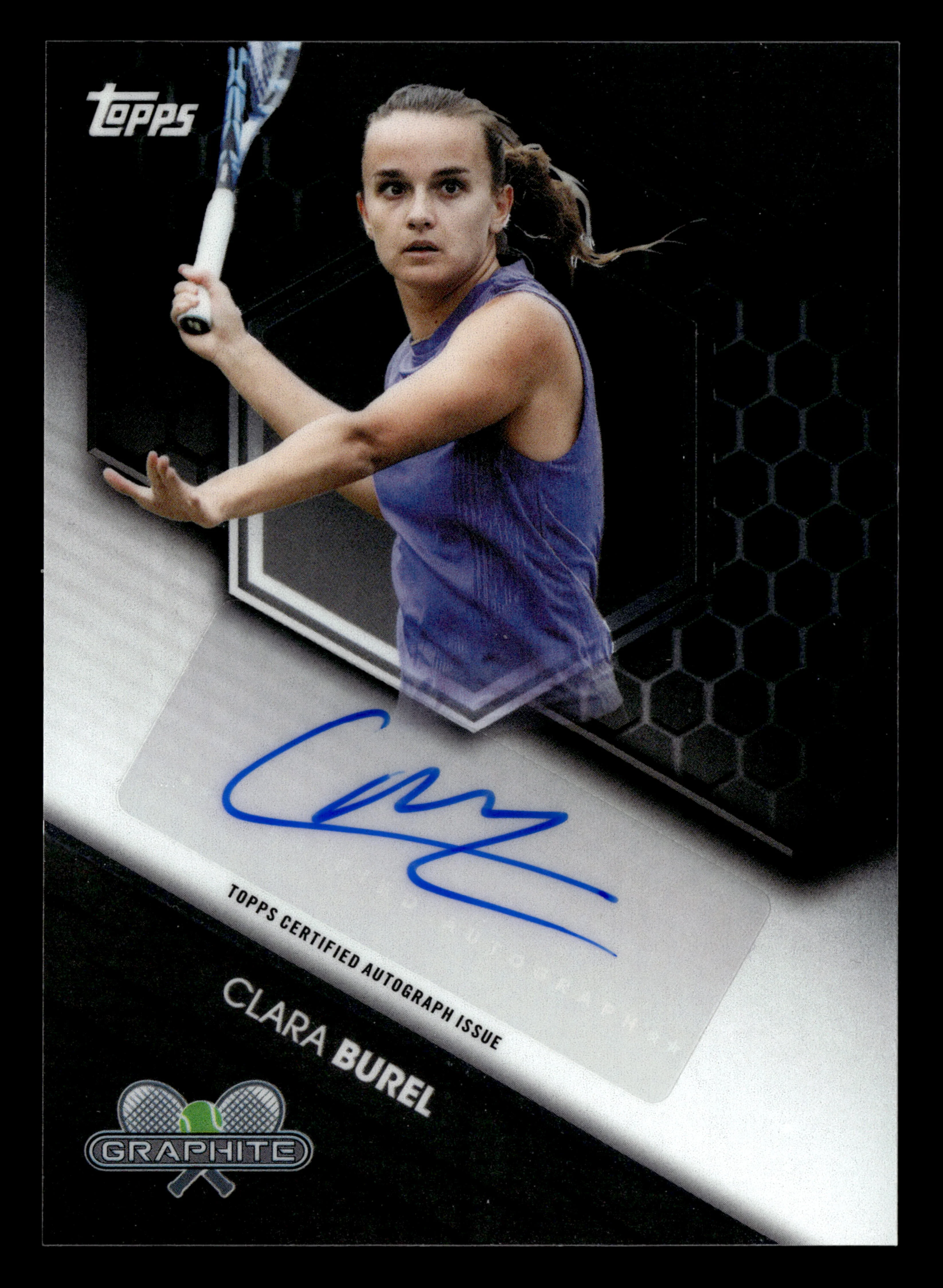 2026 Topps Graphite #GRS-CBL Clara Burel Graphite Signatures