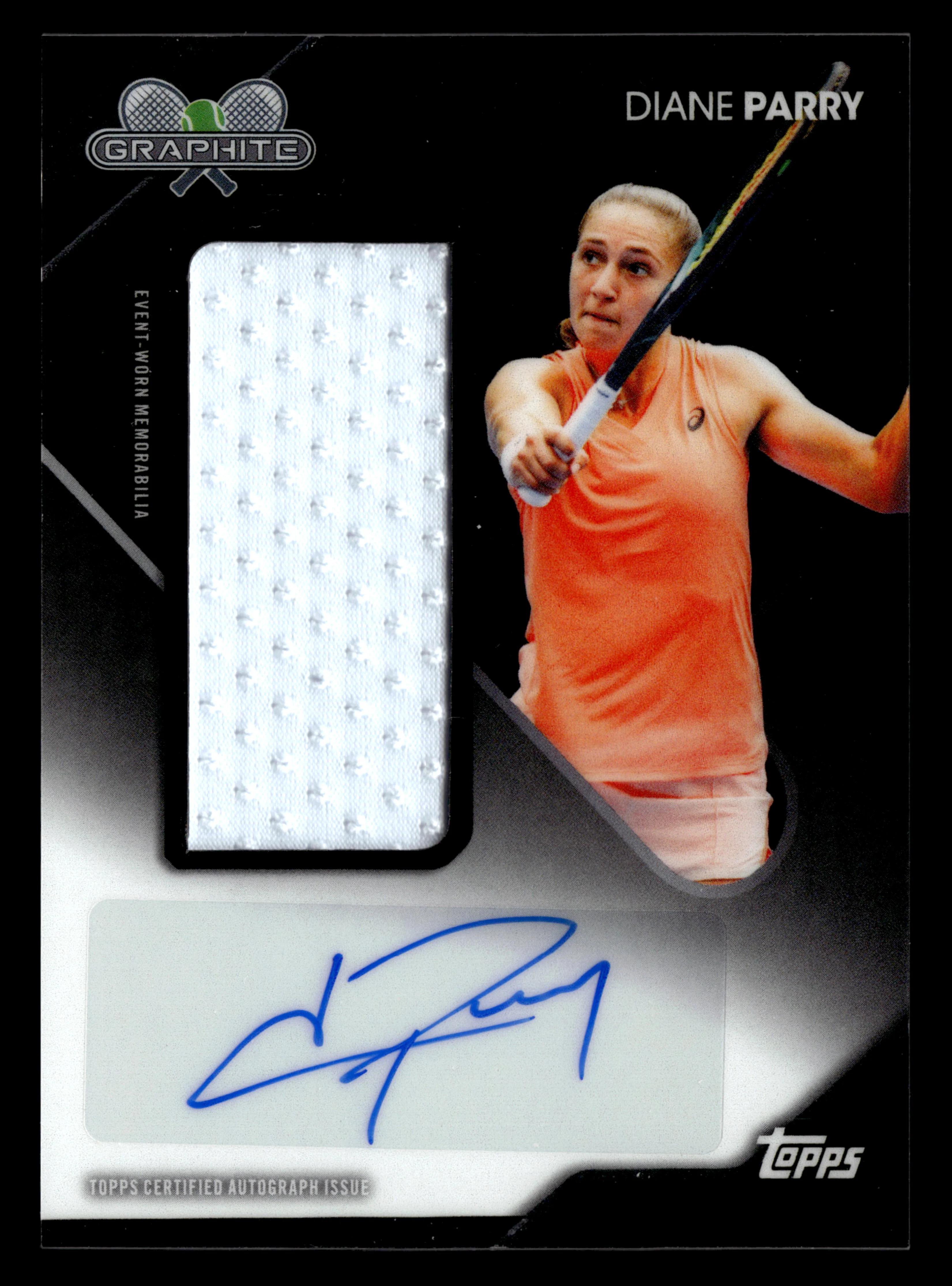 2026 Topps Graphite #GSR-DPY Diane Parry Graphite Signature Relics