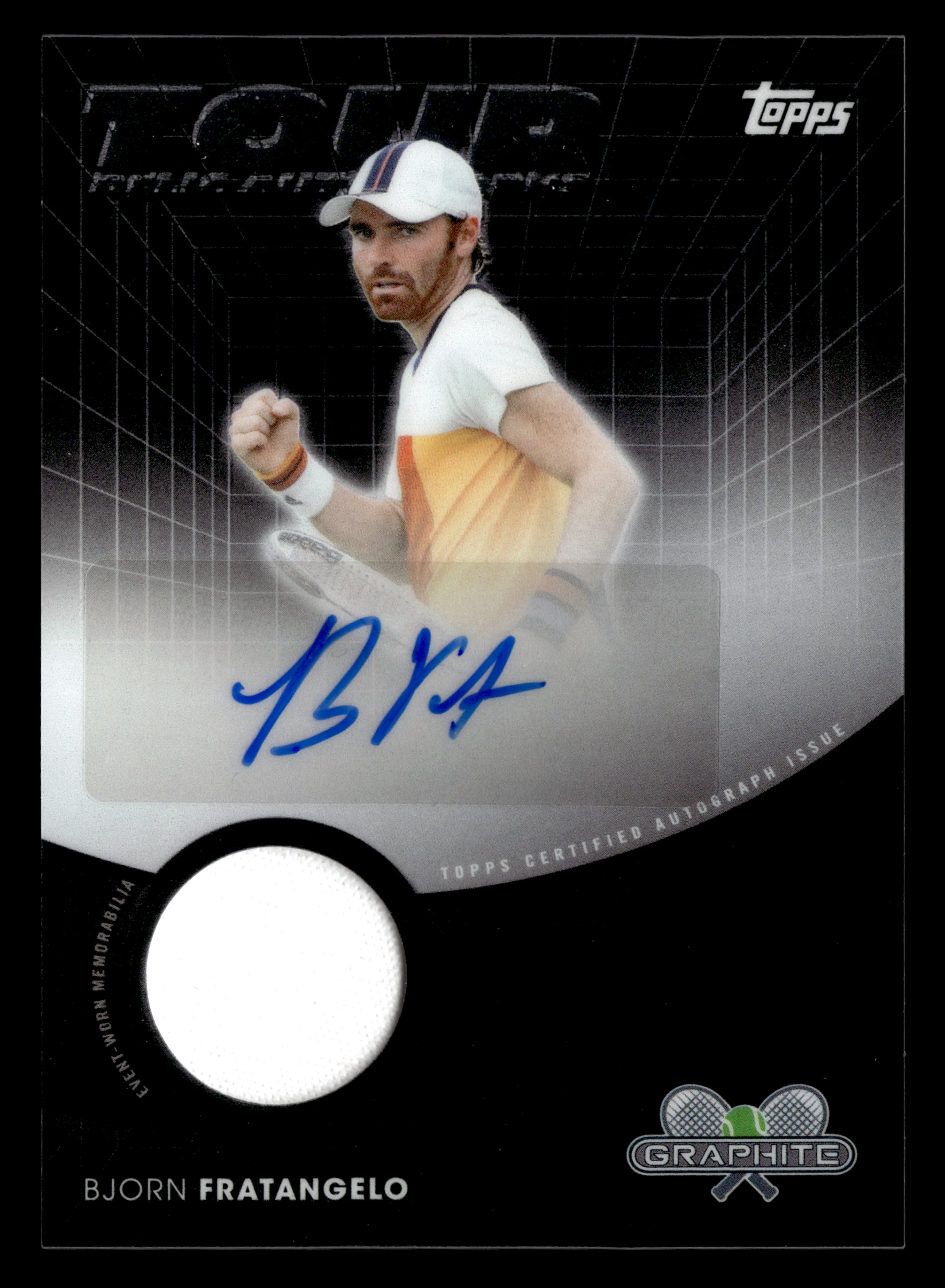 2026 Topps Graphite #TRA-BFO Bjorn Fratangelo Tour Relic Autographs