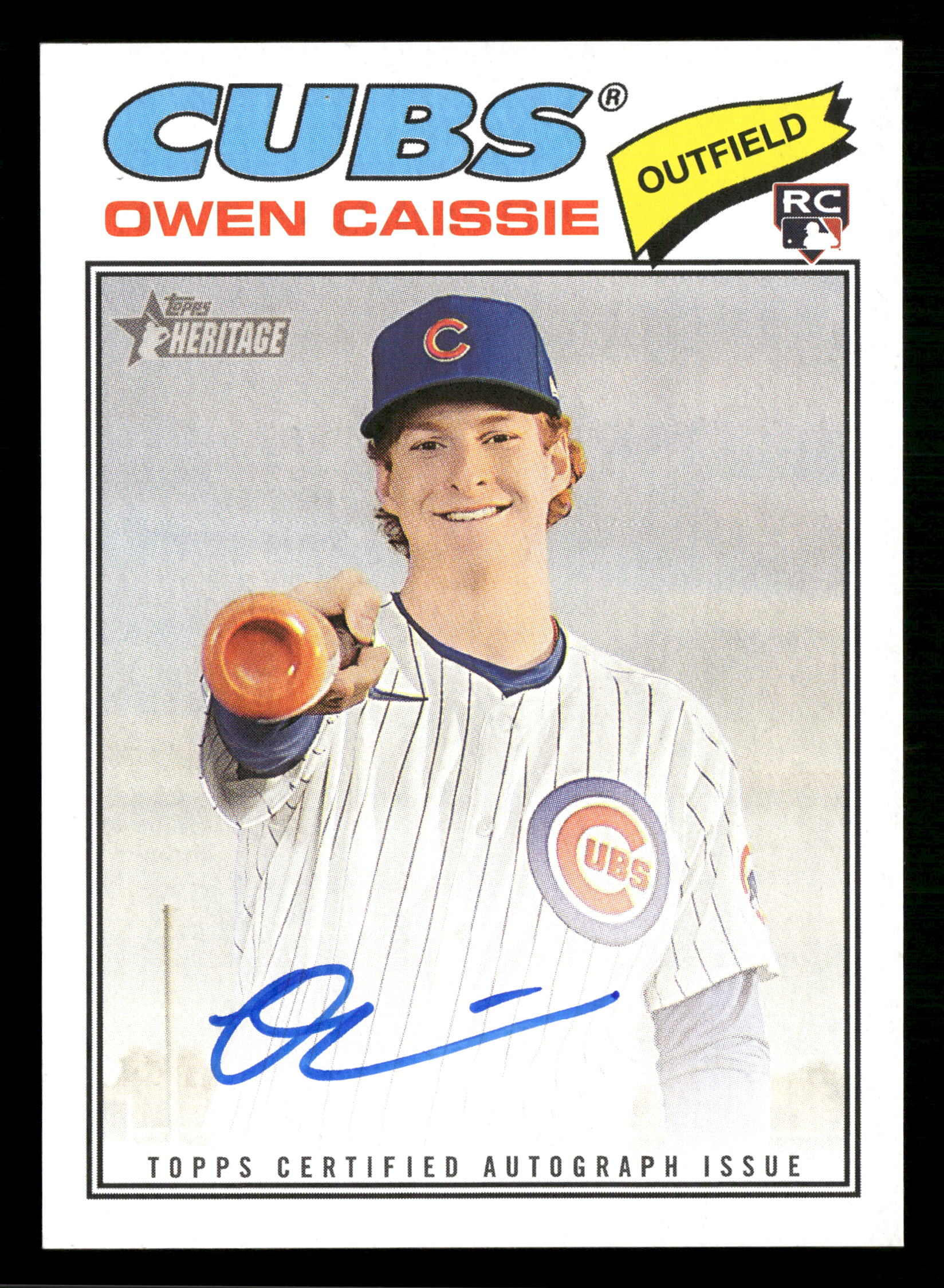 2026 Topps Heritage #ROA-OC Owen Caissie Real One Autographs