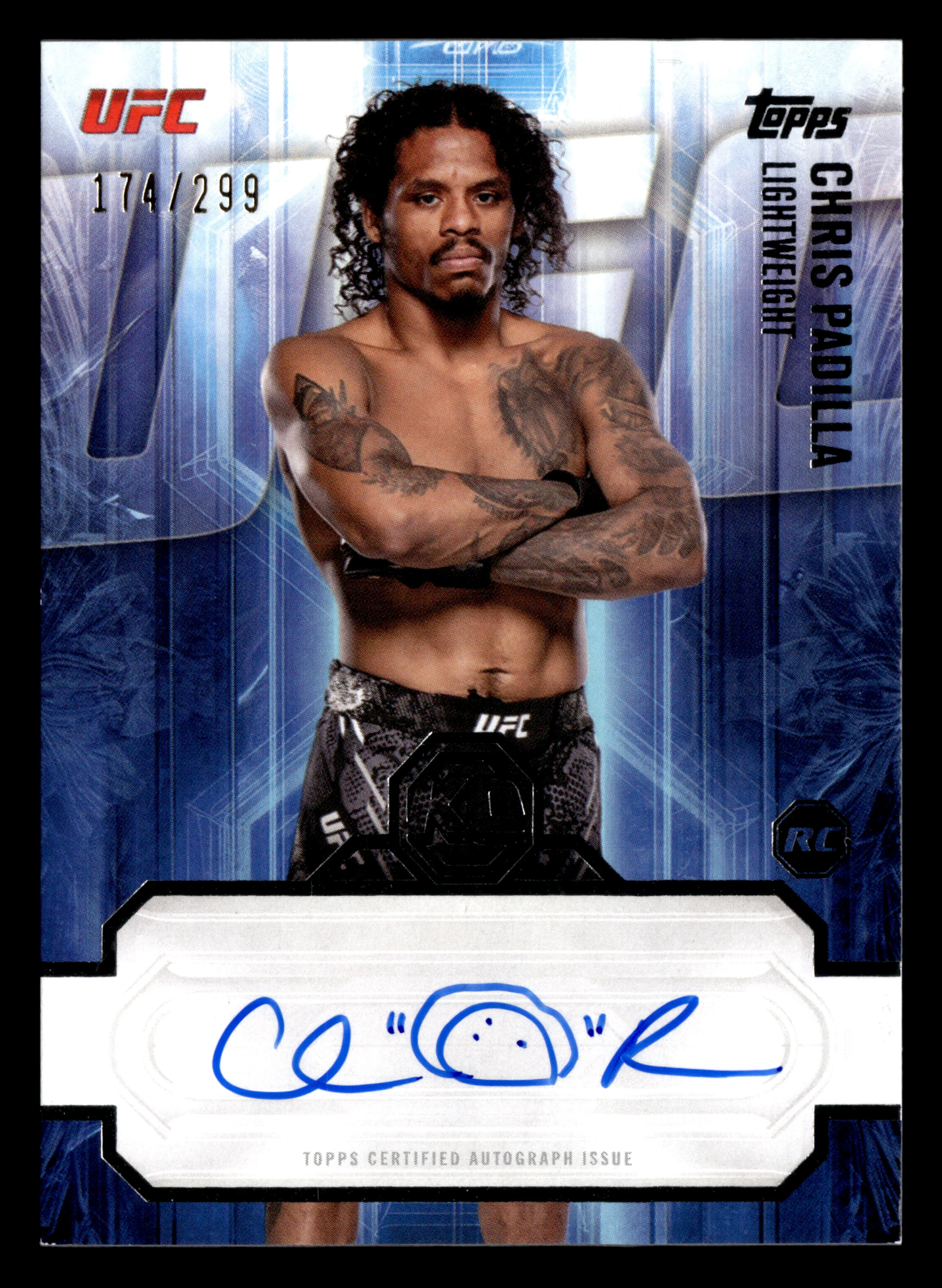2026 Topps Knockout UFC #KOA-CPA Chris Padilla Knockout Autographs #/299