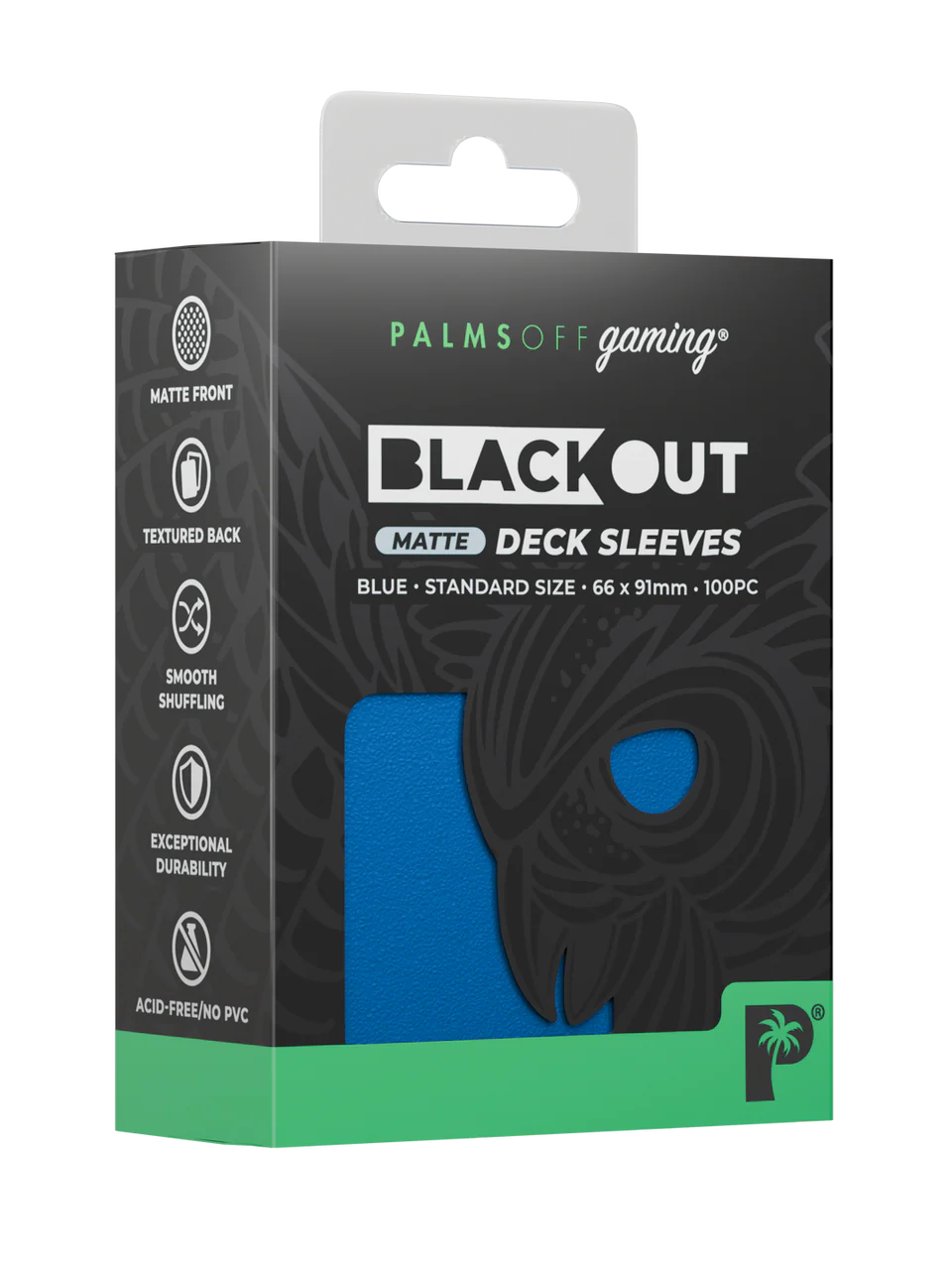Black Out Matte Deck Sleeves - Palms Off Gaming - Image 3