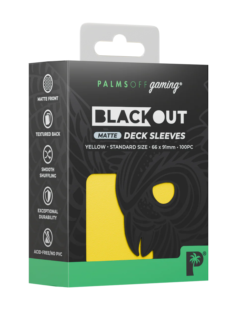 Black Out Matte Deck Sleeves - Palms Off Gaming - Image 4