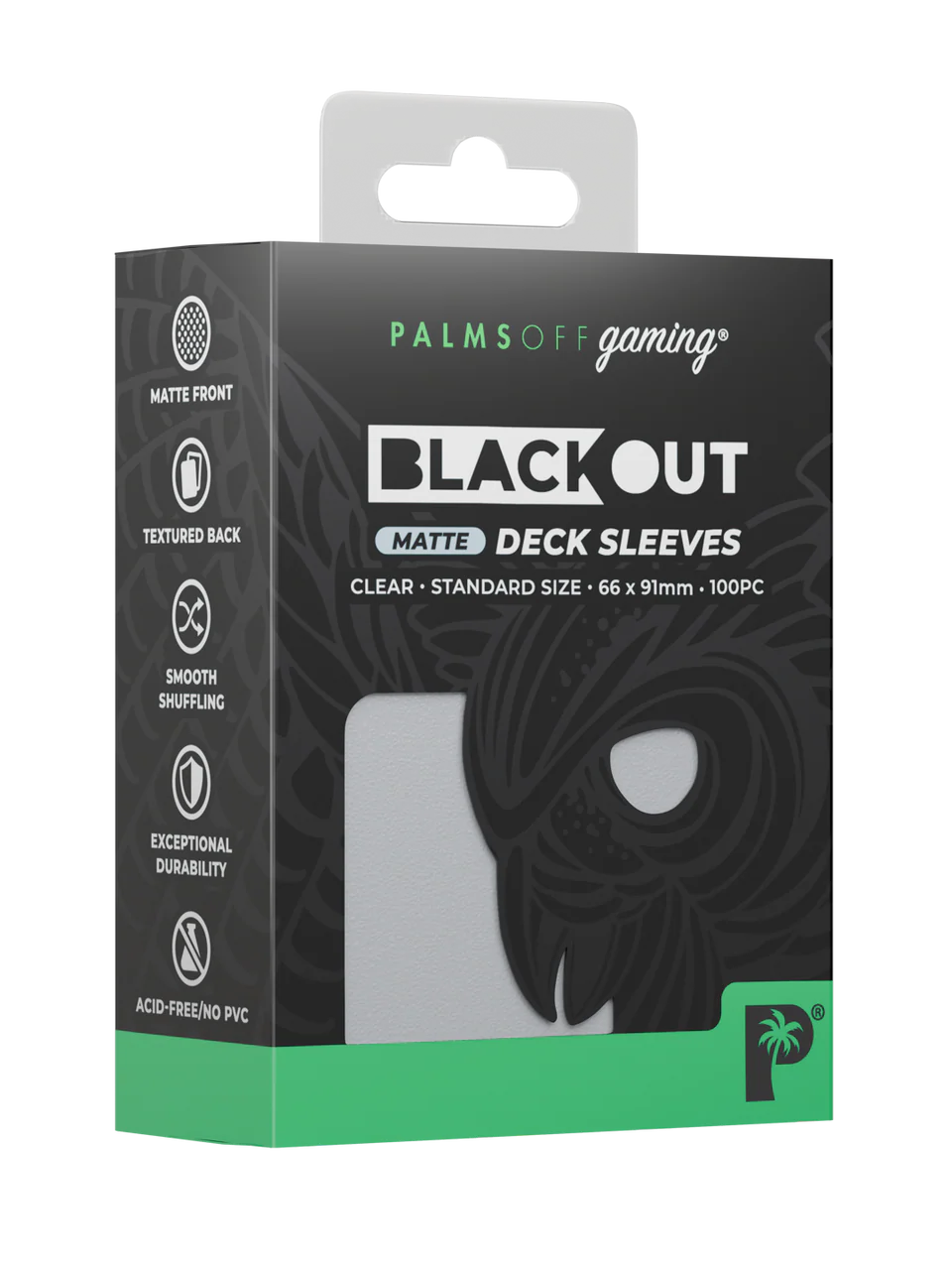 Black Out Matte Deck Sleeves - Palms Off Gaming - Image 5