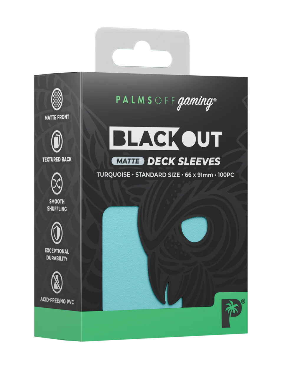 Black Out Matte Deck Sleeves - Palms Off Gaming - Image 6