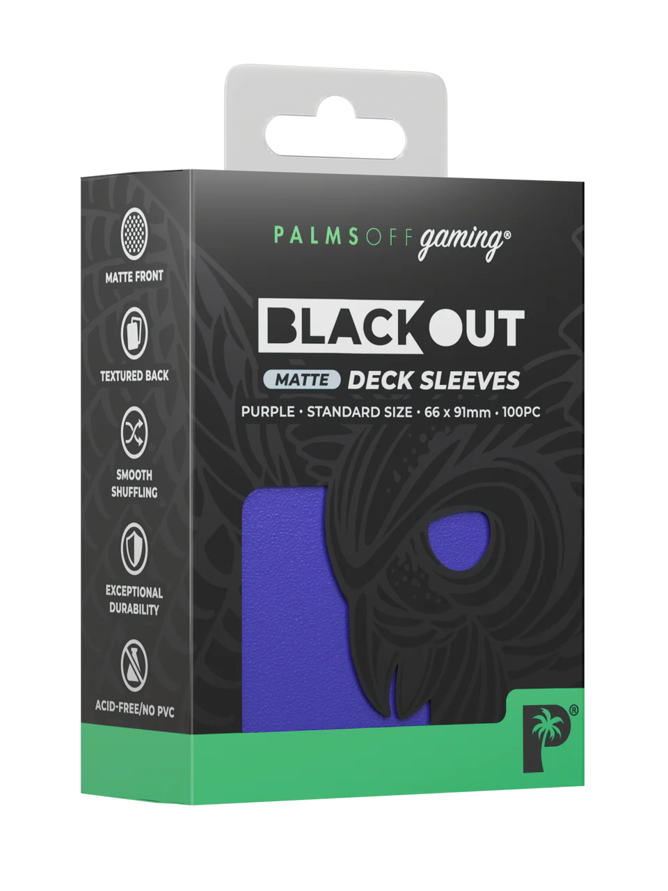 Black Out Matte Deck Sleeves - Palms Off Gaming - Image 9