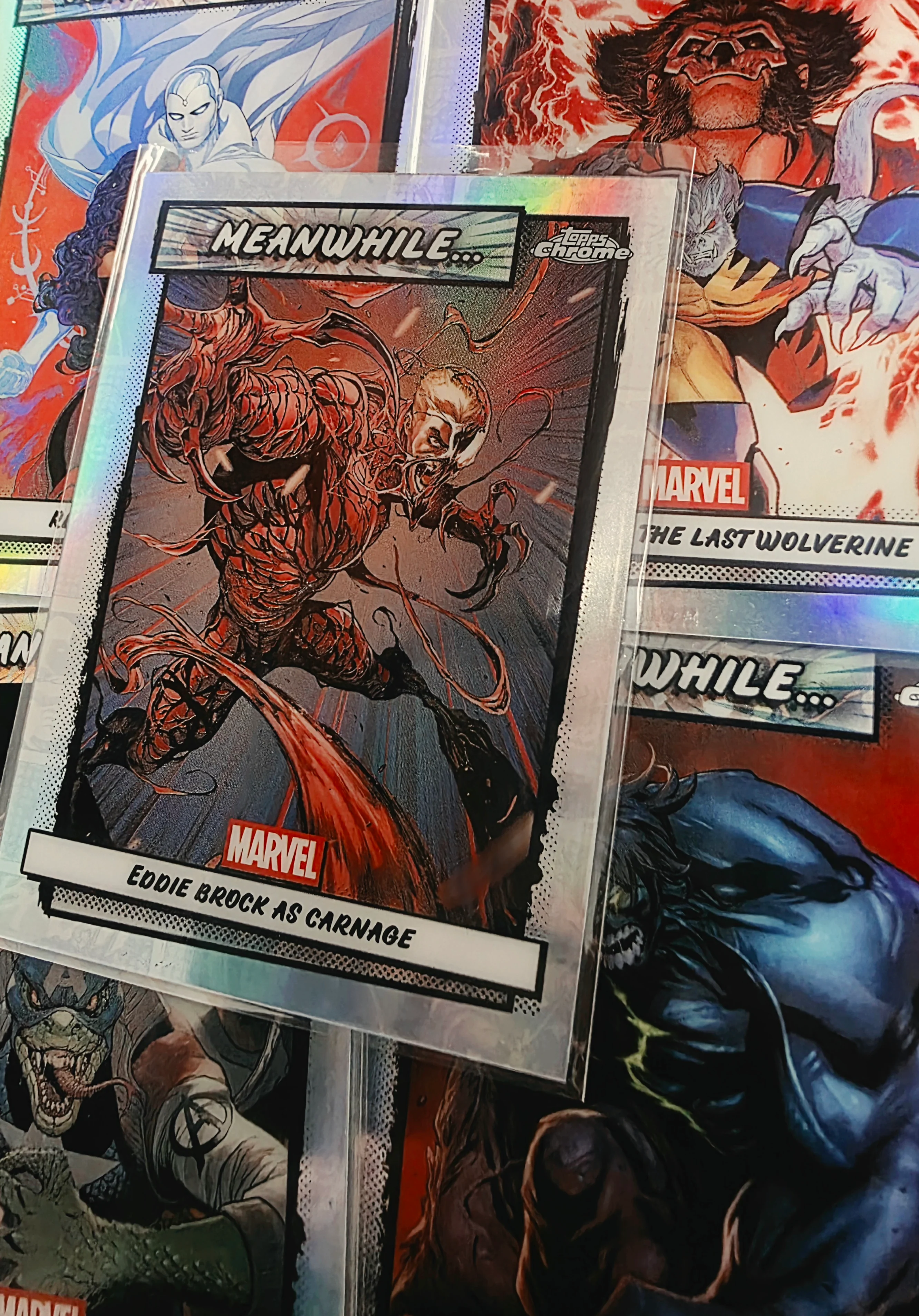 2026 Topps Chrome Marvel Comics - Meanwhile … Insert - Pick Your Card