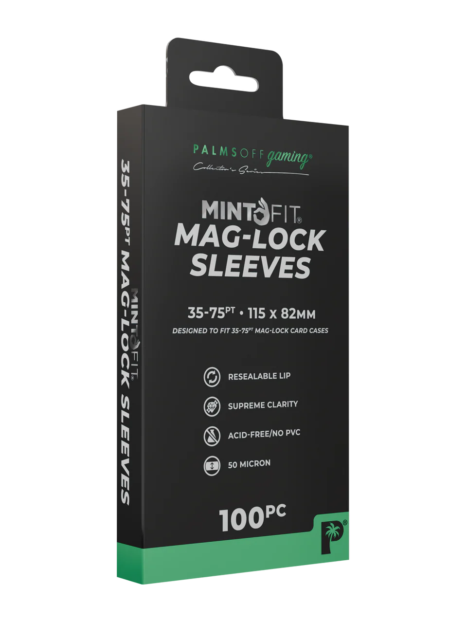 MintFit Mag-Lock Card Case Sleeves (35pt-75pt) 100pc