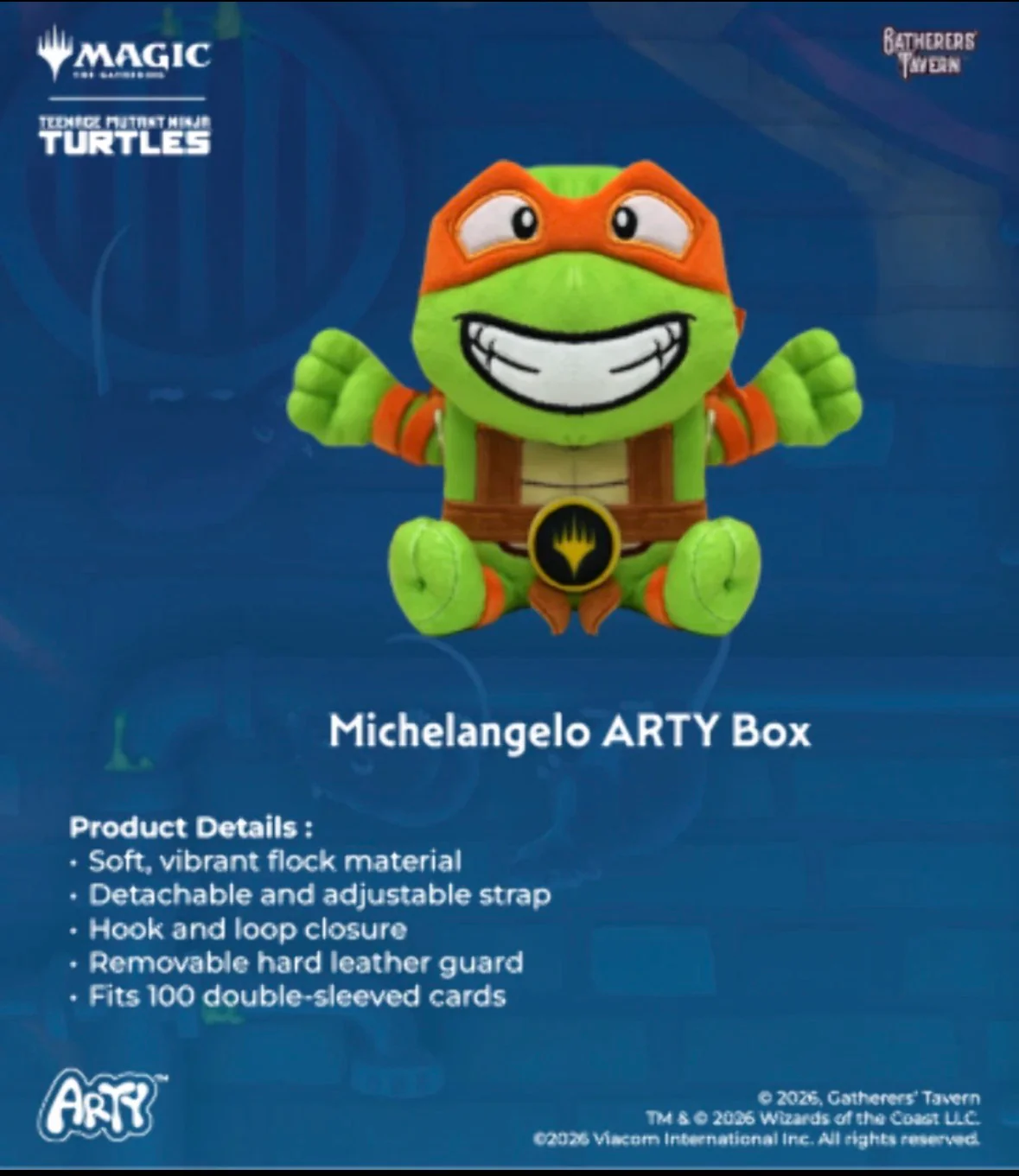 MTG Gatherers Tavern TMNT Arty Deck Box
