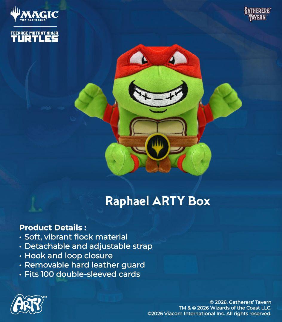 MTG Gatherers Tavern TMNT Arty Deck Box - Image 3