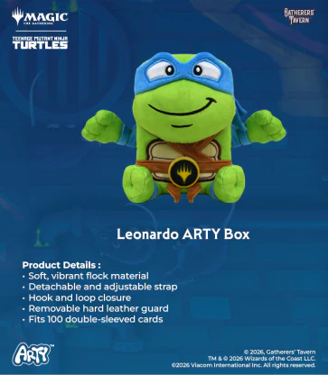 MTG Gatherers Tavern TMNT Arty Deck Box - Image 4
