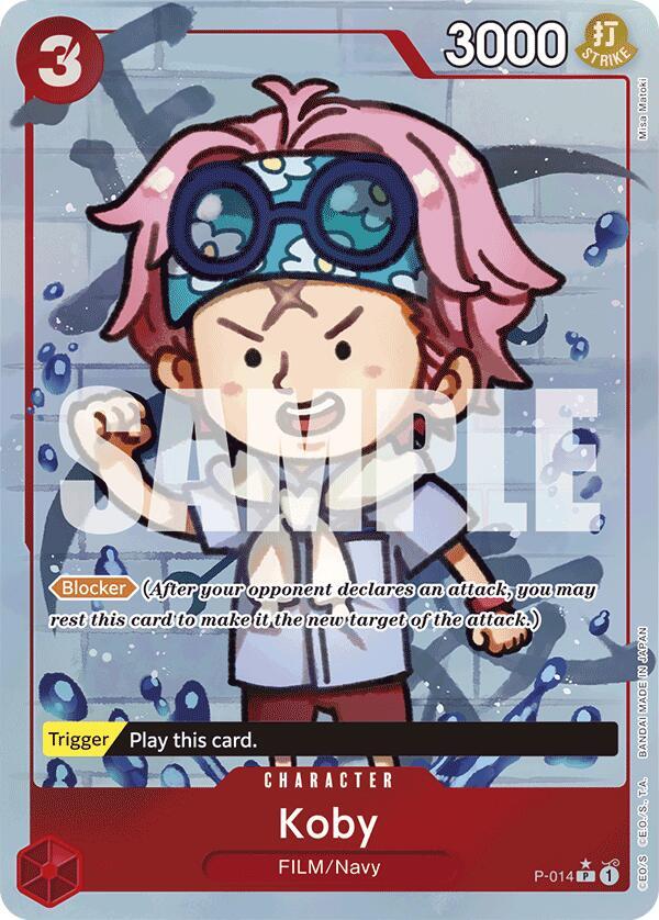 One Piece P-014 Koby Full Art PRB-01