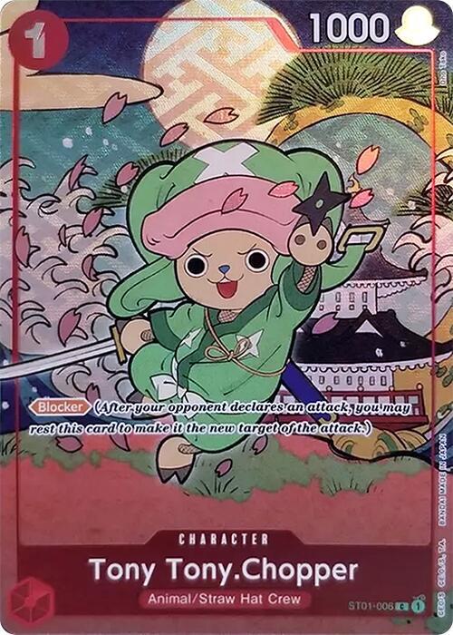 One Piece ST01-006 1st Anniversary Tony Tony. Chopper Promo