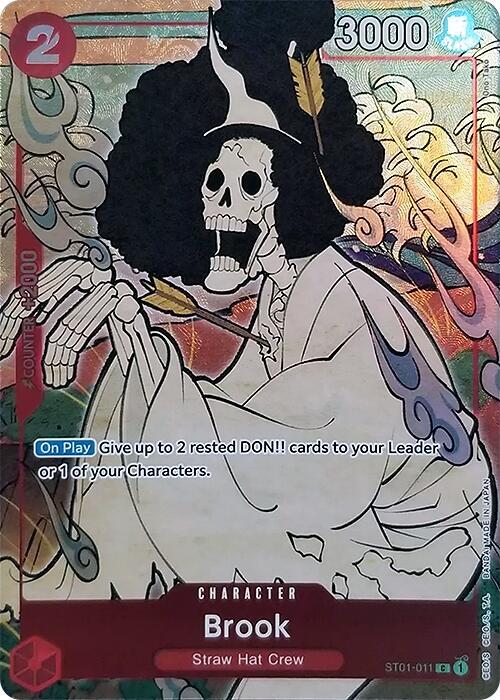 One Piece ST01-011 1st Anniversary Brook Promo