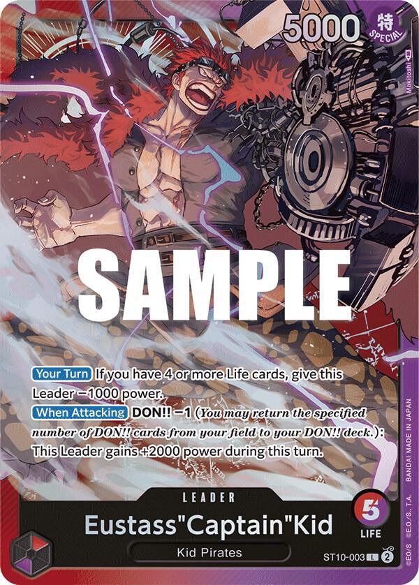 One Piece ST10-003 Eustass"Captain"Kid Leader