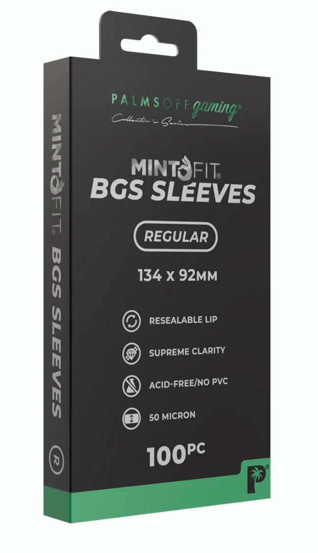 Palms Off Gaming BGS Sleeves Regular 100pc (for PSA Graded Cards)