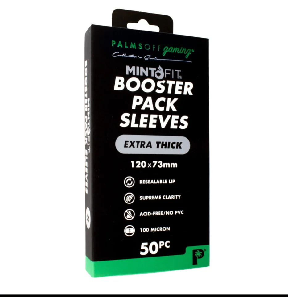 Palms off gaming Mint fit Booster Pack Sleeves