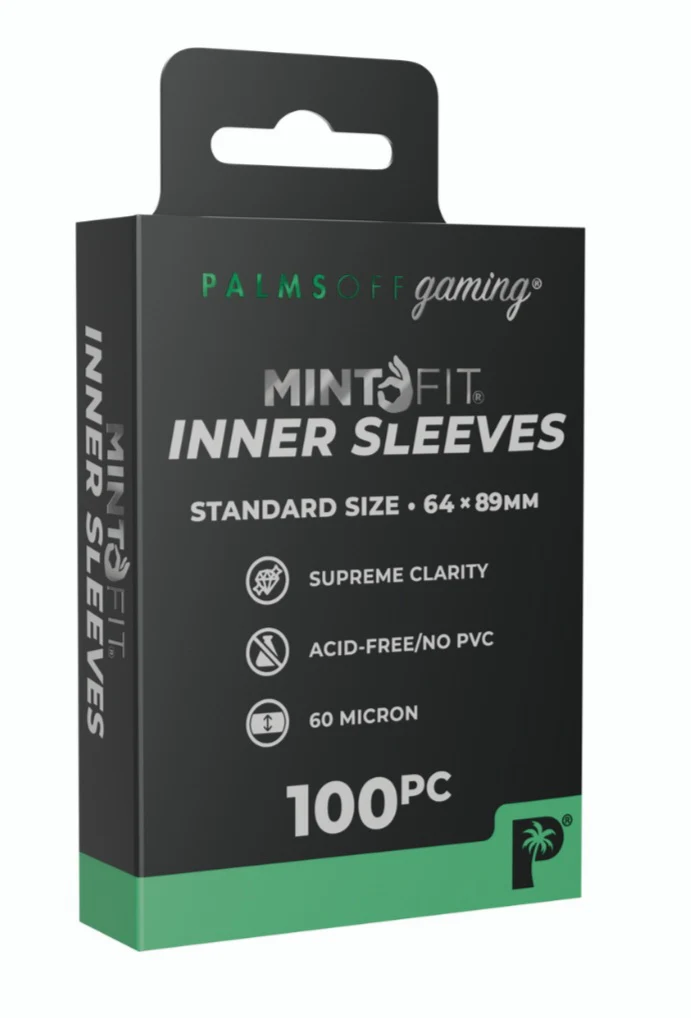 Palms off Gaming Mint Fit Inner Sleeves 100PC