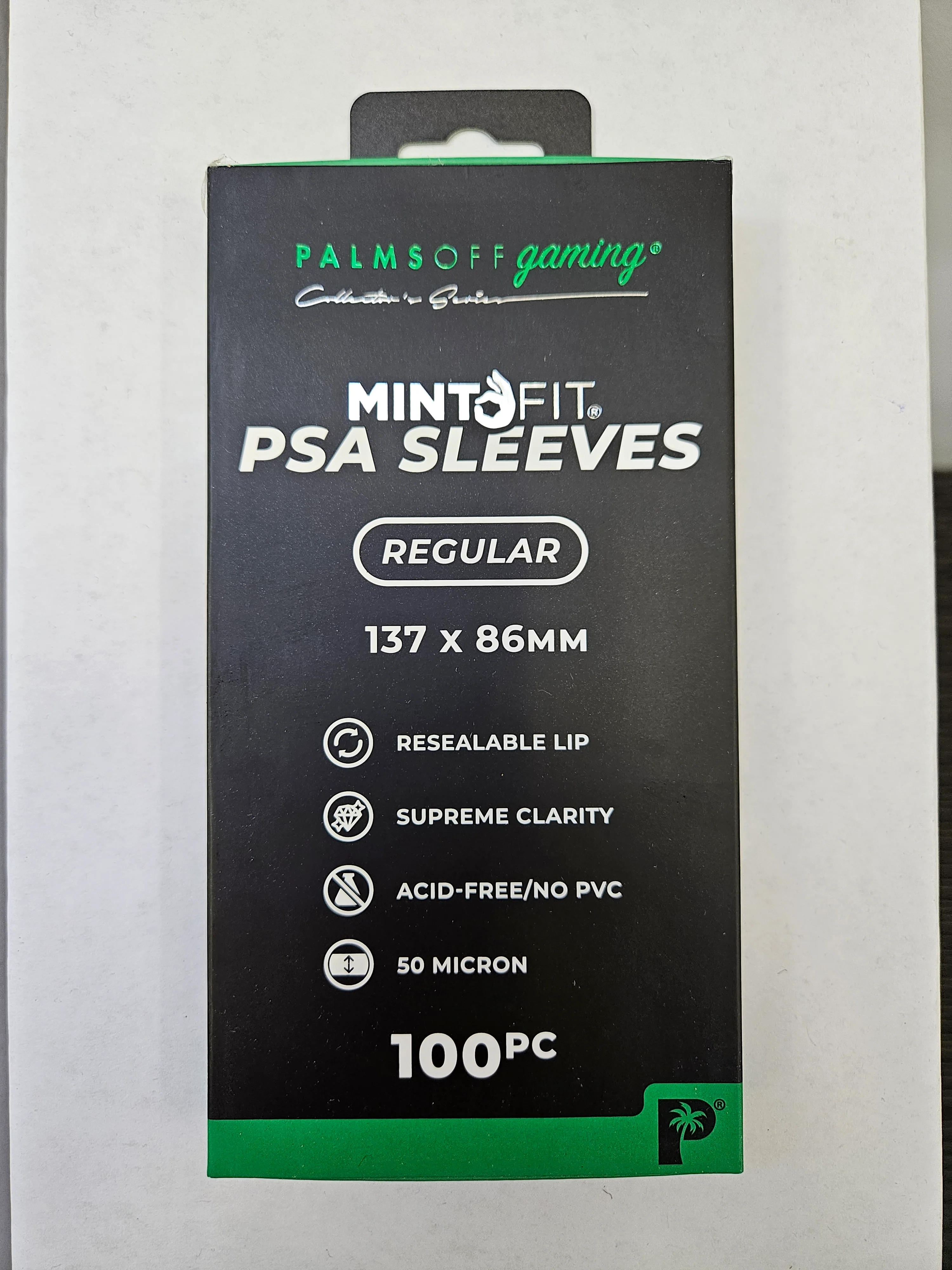Palms Off Gaming PSA Sleeves Regular 100pc (for PSA Graded Cards)