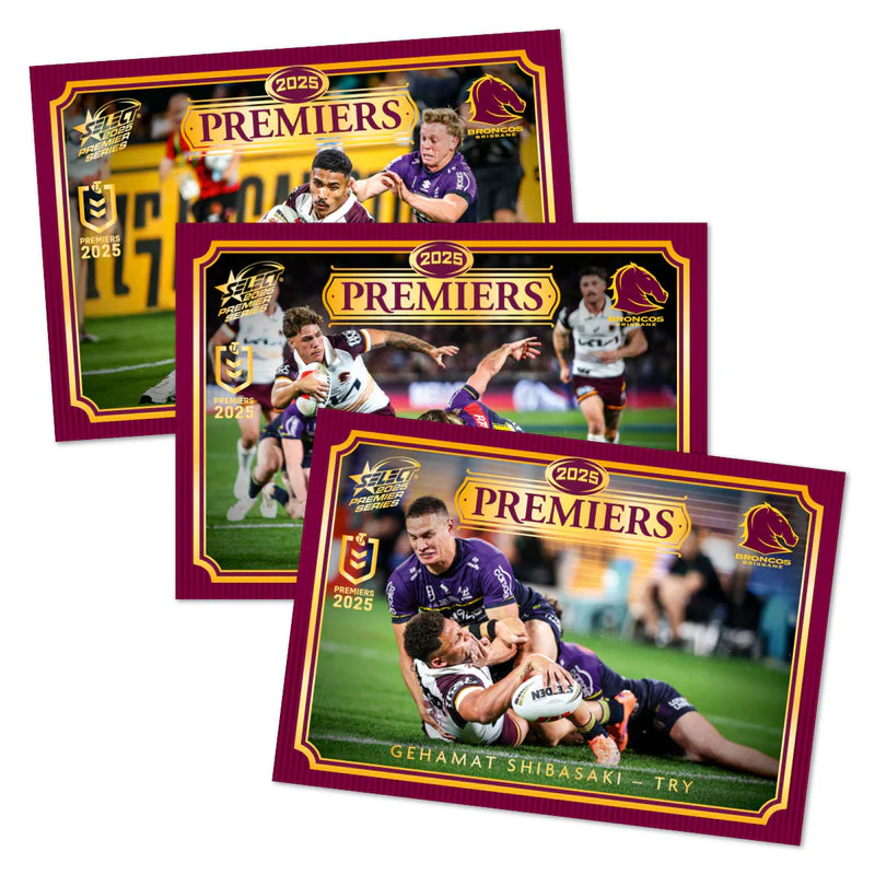 2025 NRL Brisbane Broncos Premiers Limited Edition Card Set - Image 4