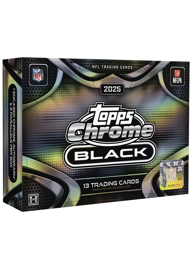 2025 Topps Chrome Black NFL Football Hobby Box