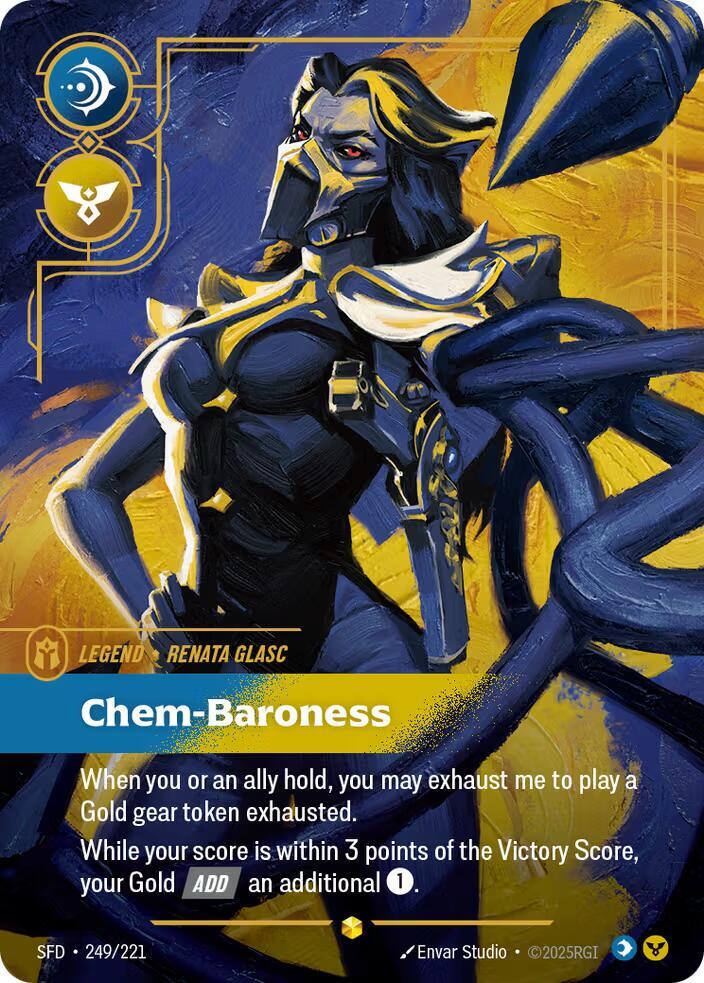 Riftbound TCG Spiritforged 249/221 Renata Glasc (Overnumbered)